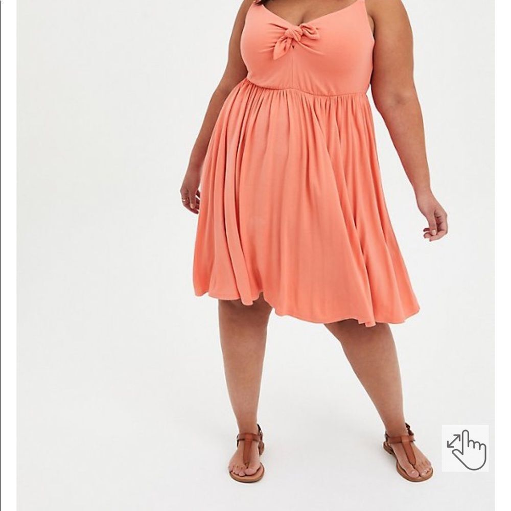 NWT Torrid Súper Soft Coral Dress